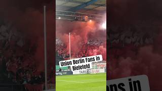 Union Berlin Fans mit Pyro🔥 in Bielefeld ultras pyrotechnik dfbpokal eisernunion [upl. by Fletcher]