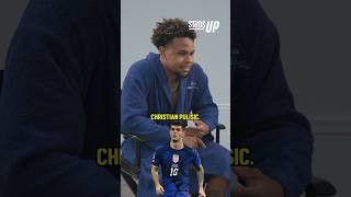 Weston McKennie Stays Quiet Until He Hears A Copa Player Better Than Pulisic 🤫 football soccer [upl. by Brenk]