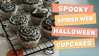 Spooky Spider Web Cupcakes – Perfect for Halloween Parties [upl. by Lener214]