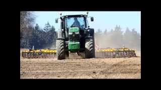 John Deere 6210r kompaktor bednar swifter SO 8000 F vály cambridge [upl. by Aramanta]