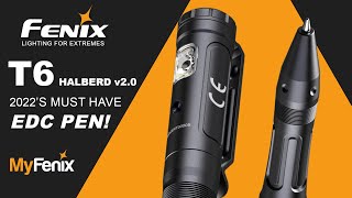 Fenix T6 Halberd V20 Pen  Must have EDC Pen this year [upl. by Eiralc]