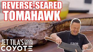 Grilling a Giant Tomahawk Steak with Jet Tila [upl. by Petes981]