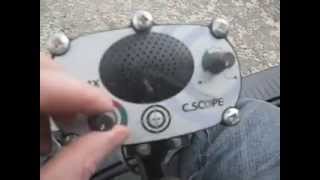 METAL DETECTING UK 2 Cscope 3MX review [upl. by Hortensa200]