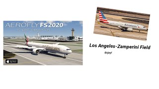 Aerofly FS2020Los AngelesZamperini Field [upl. by Einavoj394]