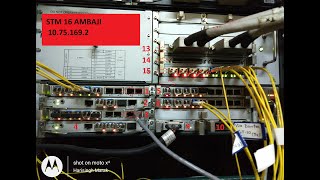 Full Configuration of Tejas STM16 TJ1400 System Tejas CPE [upl. by Eimmit]