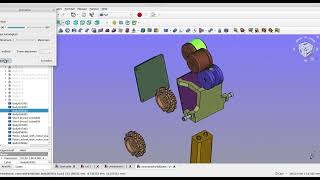 freecad explosionszeichnung von partdesign konstruktion anleitung tutorial cad maschinenbau [upl. by Nitsoj555]