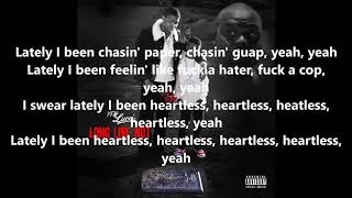 YFN Lucci  Heartless Lyrics [upl. by Nylorac159]