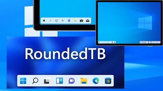 Round amp Translucent taskbar in Windows 10 amp 11 FREE in HINDI  Win Customization  Death Code [upl. by Haisoj882]