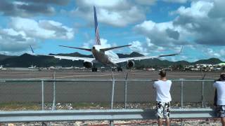 St Maarten takeoffs and landings [upl. by Arlon]