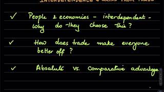 31 Introduction Interdependence and Gains from Trade [upl. by Hirsch]