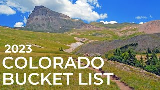 COLORADO BUCKET LIST Epic Things to Do in Colorado in 2023  Destinations to Add to Your List [upl. by Raimundo]