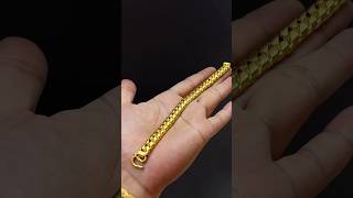 GoldSmith Making a Cuban chain goldaccessories goldbraclets goldbangles [upl. by Yuht]