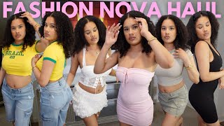 RATING MY FASHION NOVA ORDER summer outfits viral pieces y2k accessories and more [upl. by Ardisi]