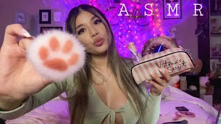 ASMR  Mean Girl Does Your Makeup Roleplay💄Personal attention Inaudible whispers [upl. by Wilow]