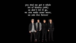 One Direction  History lyrics [upl. by Caryl]