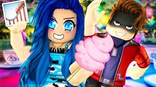 THIS PLACE IS CRAZY WE VISIT A ROBLOX THEME PARK [upl. by Mehetabel]