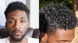 How to Get Curly Hair in 5 Minutes  Black Men and Women [upl. by Modeste540]