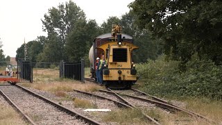 Goederentrein op Duits Lijntje  SpoorwegenTV [upl. by Ydisac]