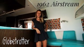 Tour 1962 Airstream Globetrotter Built for a Family [upl. by Hoshi330]