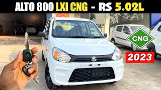 Maruti Alto 800 cng 2023 Model ❤️सबसे सस्ती CNG ₹503 लाख़❤️ Maruti Alto CNG 2023 [upl. by Sil114]