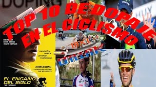 Top 10 de los Casos de Dopaje en el Ciclismo [upl. by Ahsatan216]