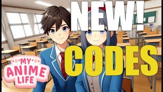 ROBLOX MY ANIME LIFE UPD2🏫 CODES 🎁  HOW TO REDEEM [upl. by Yesak410]