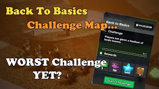 Back To Basics Challenge WORST CHALLENGE YET  Tower Defense Simulator [upl. by Arrac]