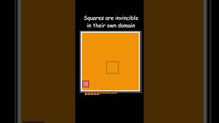 The squares can destroy the others domain power up square games relaxing coding battle [upl. by Ambrosane]