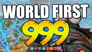 WORLDS FIRST ROUND 999 EASTER EGG BOSSFIGHT IN BLACK OPS 6 ZOMBIES [upl. by Paderna]