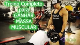 O guia definitivo para o Treino para Ganhar Massa Muscular na Academia [upl. by Kali]