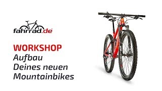 Aufbauvideo für Mountainbikes  fahrradde [upl. by Ecertap500]