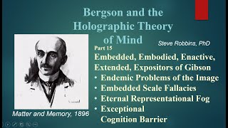 Bergsons Holographic Theory  15  Enactivism Embodiment et al [upl. by Fara]