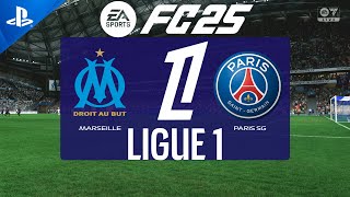 FC 25  Marseille vs PSG  Ligue 1 2425  PS5 Full Match [upl. by Piggy]