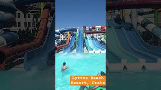 Lyttos Beach Hotel Crete waterpark in your hotel Greece Hotel [upl. by Habeh521]