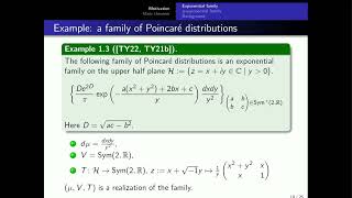 A qanalogue of the family of Poincaré distributions on the upper half plane [upl. by Nomsed564]