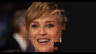 Sharon Stone Puzzle Time Lapse 500pcs [upl. by Eibot52]