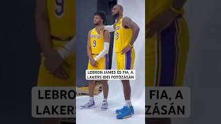 LeBron 23  Bronny 9 👀 lakers lebronjames bronnyjames basketball nba [upl. by Ahsei]