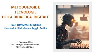 Metodologie e Tecnologie della didattica digitale  Tommaso Minerva [upl. by O'Hara]