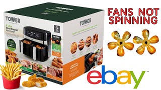 NEW Tower 9L Dual Basket Air Fryer  Can I FIX it [upl. by Brose]