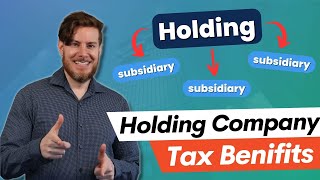 How Billionaires use Holding Companies for Tax Savings  So you can too [upl. by Llerref521]