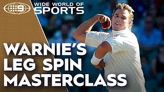 Shane Warne gives a Masterclass on leg spin bowling  Wide World of Sports [upl. by Trudnak]