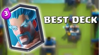 THE BEST ICE WIZARD DECK IN CLASH ROYALE [upl. by Nelon429]