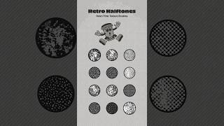 Retro Halftone Brushes art retro brushes [upl. by Clayberg]