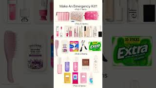 Make A School Emergency Kit ‼️ viral emergencykit backtoschool foryou [upl. by Dix901]