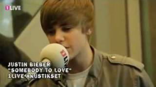 Justin Bieber  Somebody To Love  1Live Acoustic Set  May 20 2010  Cologne Germany [upl. by Jourdan511]