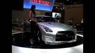 2012 부산국제모터쇼 닛산 GTR 레이싱 모델 김민채 [upl. by Kynan]