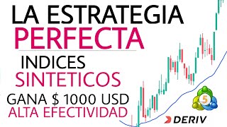 LA MEJOR ESTRATEGIA PARA INDICES SINTETICOS  MEDIA MOVIL  ALTA EFECTIVIDAD [upl. by Ymeon]