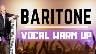 BARITONE Vocal Range Warm Up  BEST Exercises For Baritone Singers [upl. by Danielson]