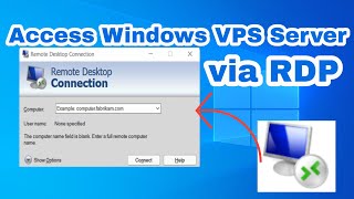 How to Access Windows VPS Server via RDP [upl. by Kendal]