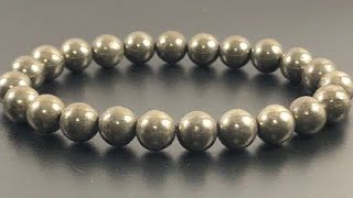 Orignal Pyrite Bracelet identification  असली Pyrite की पहचान कैसे करे  pyrite stone foolsgold [upl. by Fahy114]